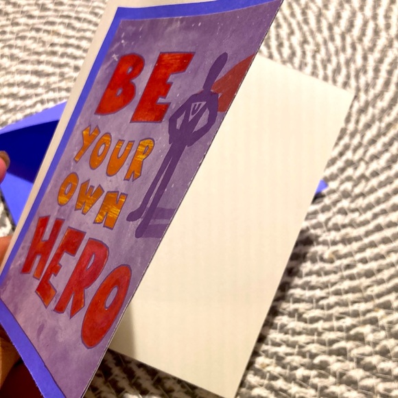 ❗️ 3 x $10 ❗️ Purple Card w/envelope - Picture 3 of 5